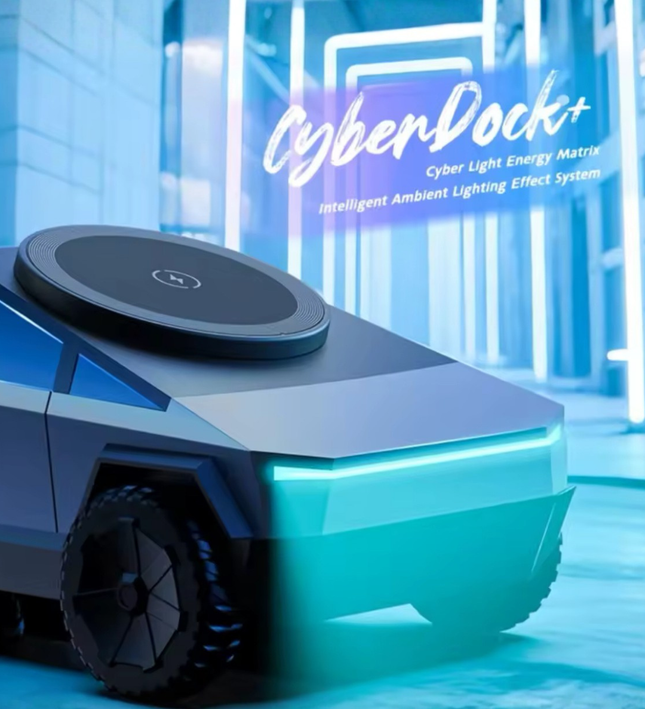 Cybertruck 3-in-1 Wireless Charging Station – Fast Charger for iPhone, AirPods & Apple Watch