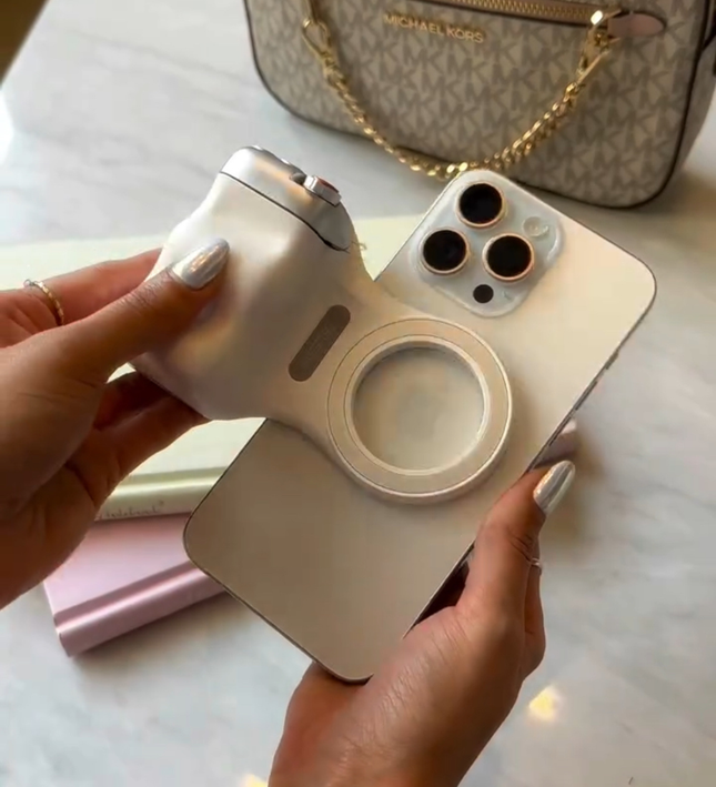 Empuñadura magnética Bluetooth para cámara: agarre universal para fotos de smartphones