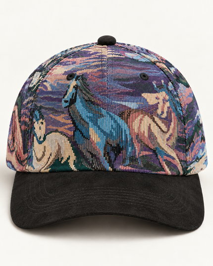 OFF RALLY Outlaw Tapestry Cap in Black