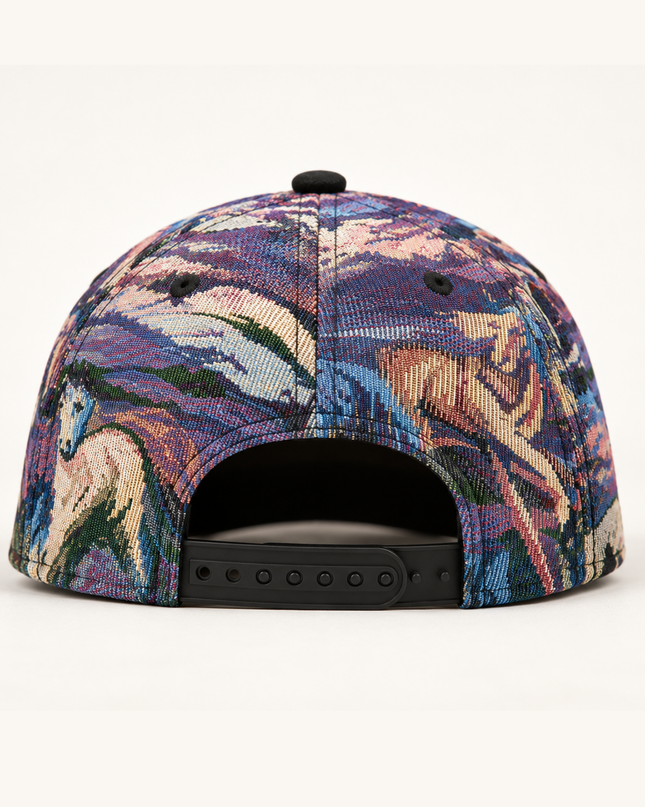 OFF RALLY Outlaw Tapestry Cap — Black