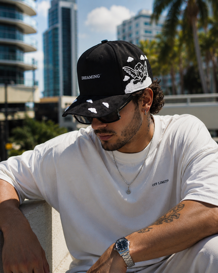 Dreaming Angel Cap – Black