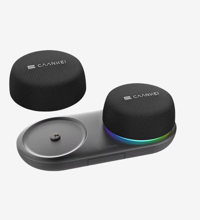 Magnetic RGB Bluetooth Speakers for Modern Desk Setups