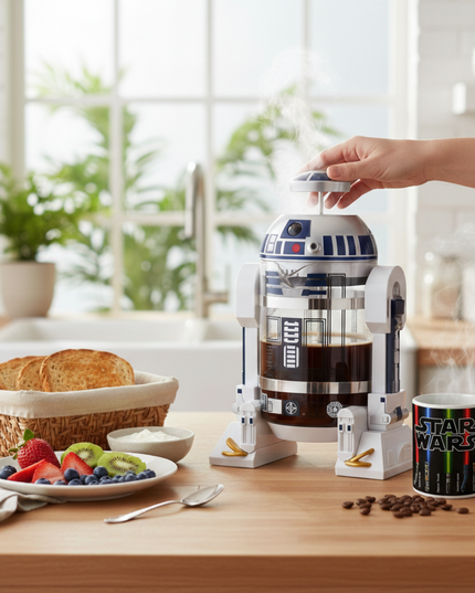 Star Wars R2-D2 French Press Coffee Maker - Collector's Edition (32 oz)