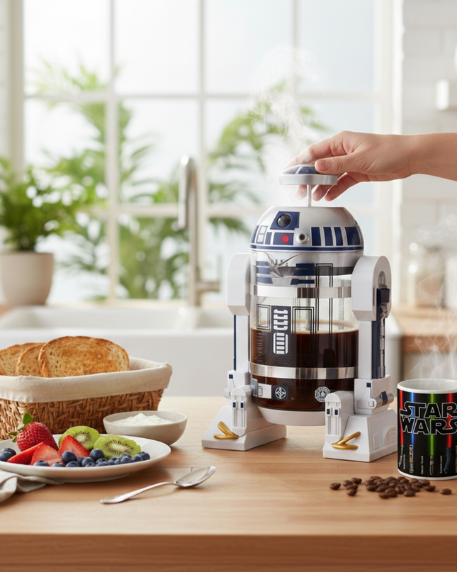 Star Wars R2-D2 French Press Coffee Maker - Collector's Edition (32 oz)