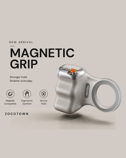 Empuñadura magnética Bluetooth para cámara: agarre universal para fotos de smartphones