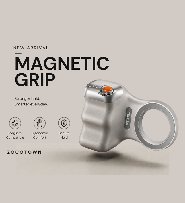 Empuñadura magnética Bluetooth para cámara: agarre universal para fotos de smartphones