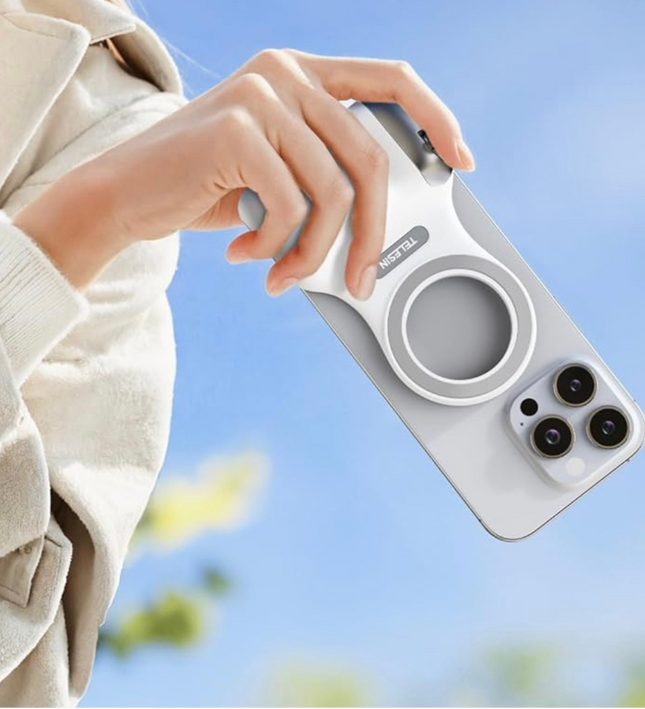 Empuñadura magnética Bluetooth para cámara: agarre universal para fotos de smartphones