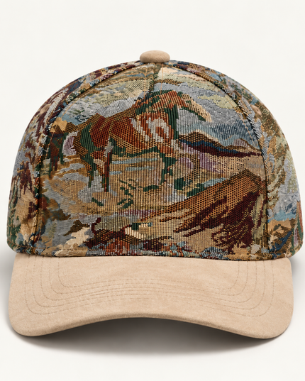OFF RALLY Dustbowl Tapestry Cap in Brown