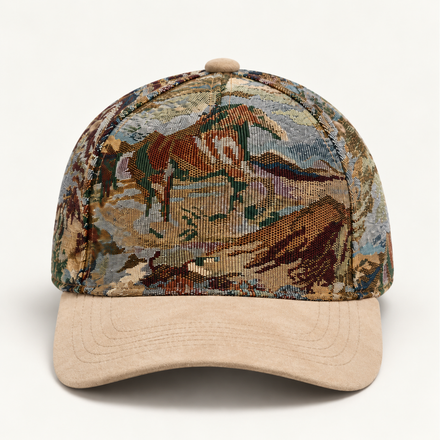 OFF RALLY Dustbowl Tapestry Cap in Brown