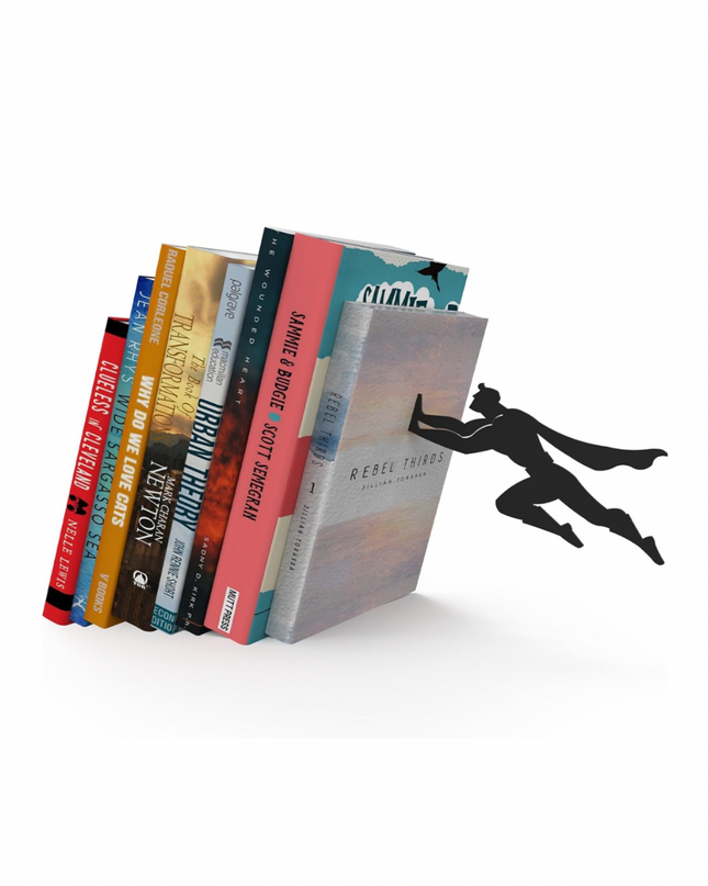 Hero Bookends & Floating Bookshelves – Let Your Books Save the Day