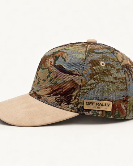 OFF RALLY Dustbowl Tapestry Cap — Brown