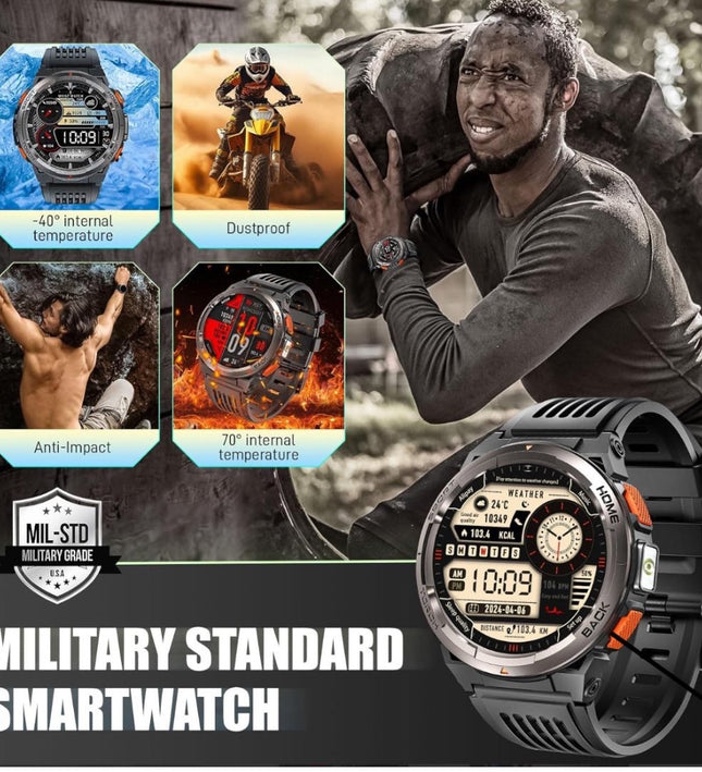 KE5 Military Smartwatch – The Ultimate Rugged Companion