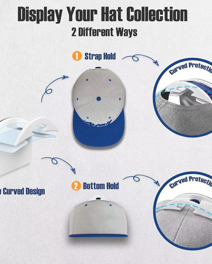 Ganchos para gorras 2 en 1: la forma más genial de lucir tu colección de gorras