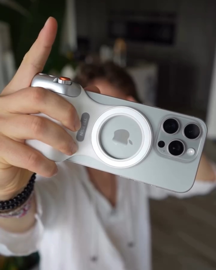 Empuñadura magnética Bluetooth para cámara: agarre universal para fotos de smartphones