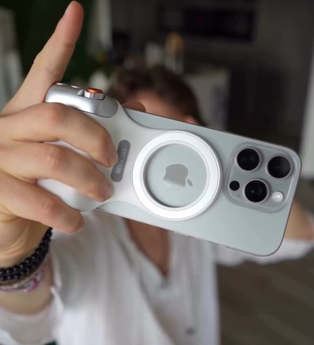 Empuñadura magnética Bluetooth para cámara: agarre universal para fotos de smartphones
