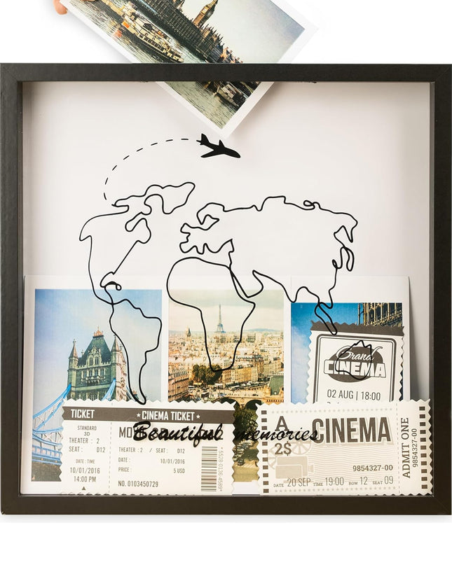 Travel Memory Box Frame – “Beautiful Memories”