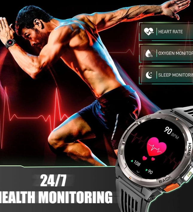 KE5 Military Smartwatch – The Ultimate Rugged Companion