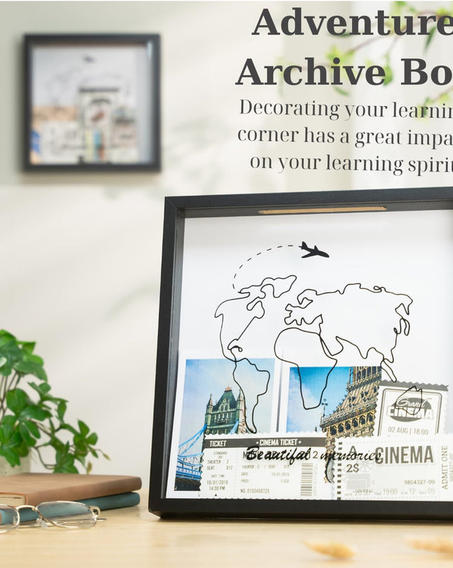 Travel Memory Box Frame – “Beautiful Memories”