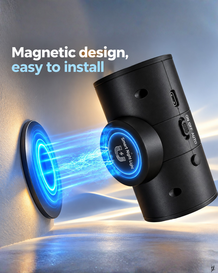 Rechargeable Magnetic Wall Light with Remote Control — LED Up & Down Wall Sconce