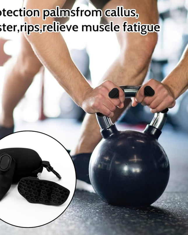 Ergonomic Grip Pads – Anti-Slip Weightlifting Support