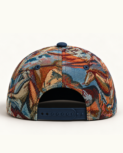 OFF RALLY Drifter Tapestry Cap — Pacific Blue