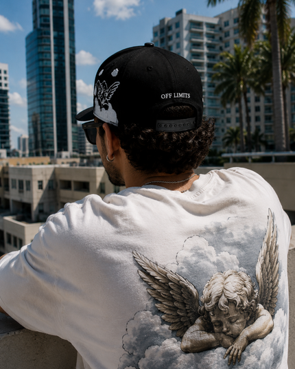 Dreaming Angel Cap – Black