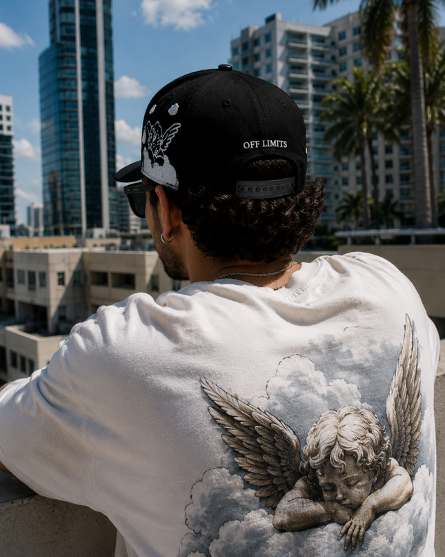 Dreaming Angel Cap – Black