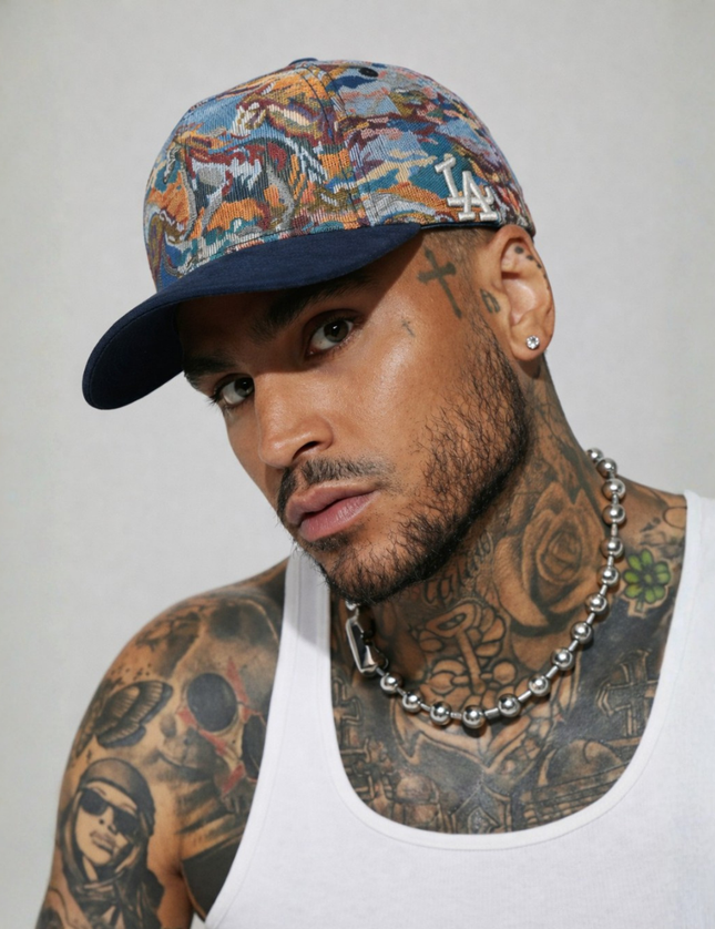 OFF LIMITS LA Rodeo Blue Desert Tapestry Cap