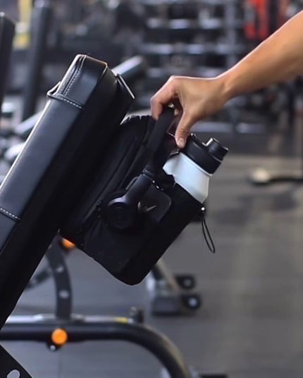 GYMVAULT – La bolsa magnética para botellas