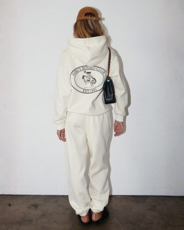 Rodeo Club Sweatpants – Cream Relaxed Fit Joggers