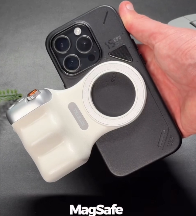 Empuñadura magnética Bluetooth para cámara: agarre universal para fotos de smartphones