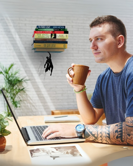 Hero Bookends & Floating Bookshelves – Let Your Books Save the Day