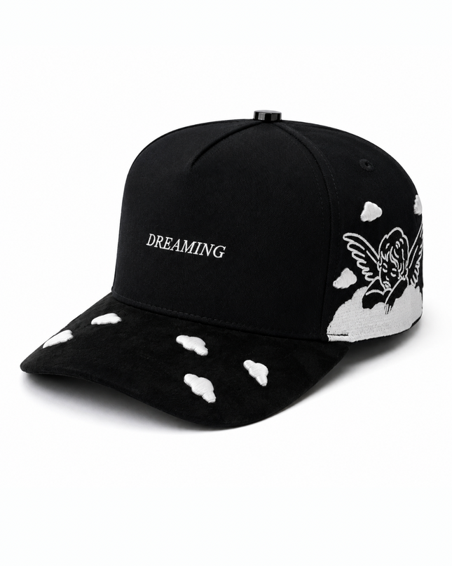 Dreaming Angel Cap – Black