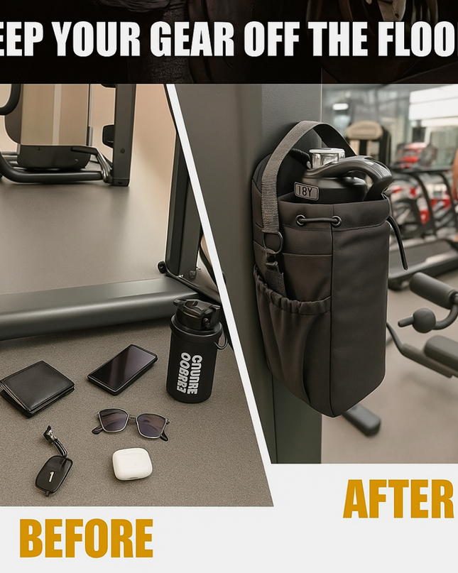 GYMVAULT – The Magnetic Bottle Bag