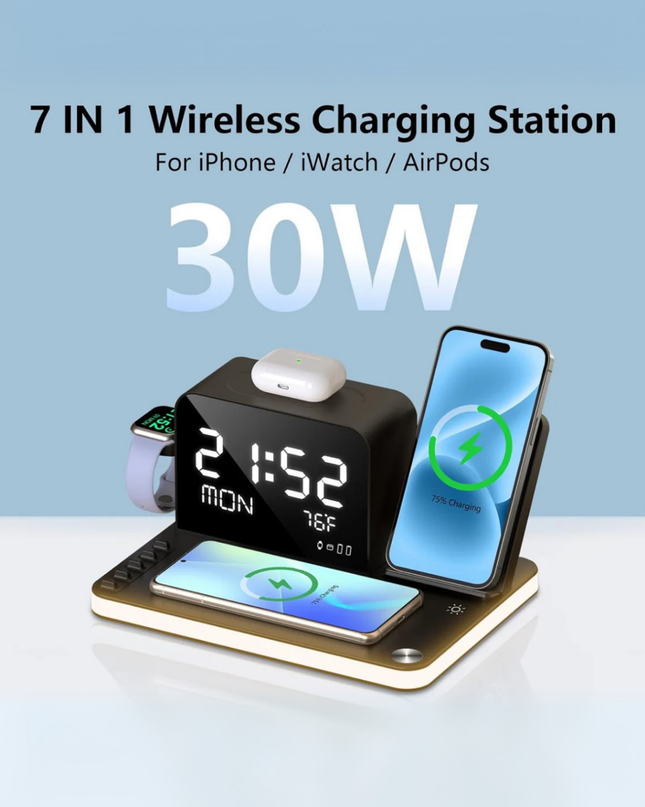 7-in-1 Wireless Charging Station –