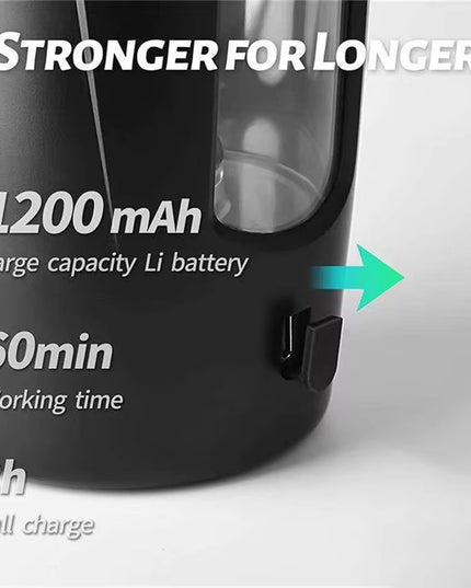 Electric Protein Shaker Bottle – Rechargeable & Portable Mixer