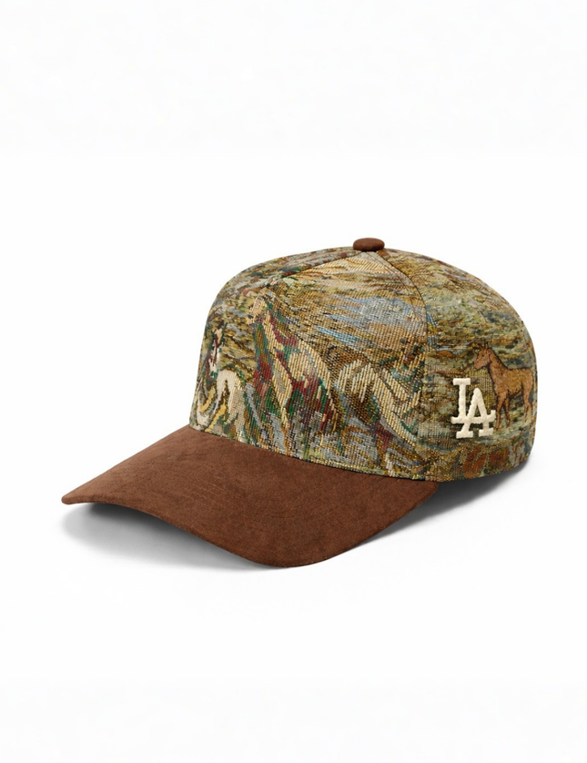 OFF LIMITS LA Rodeo Brown Heritage Tapestry Cap