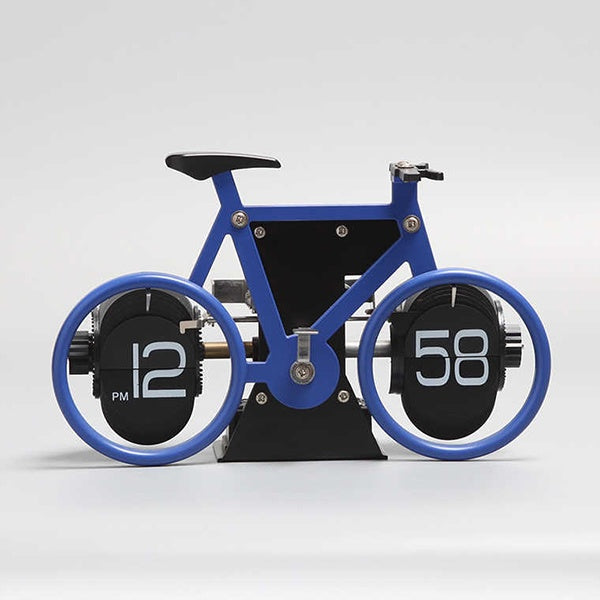 Minimalist Bike Clock Decor
